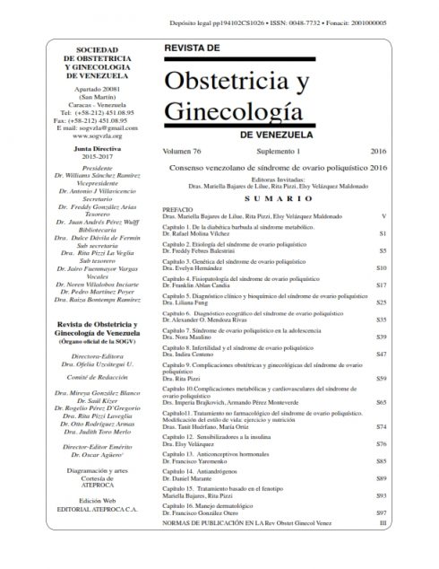 Lee más sobre el artículo Sogvzla @sogvzlaoficial http://www.sogvzla.org/sogvzlaweb2014/saciverrevista.php http://www.svemonline.org/enlaces/ Consenso venezolano de síndrome de ovario poliquístico 2016
