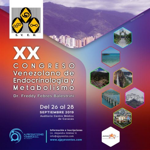 Lee más sobre el artículo Desde este 26 hasta el 28  de Septiembre, XX Congreso Venezolano de Endocrinología y Metabolismo