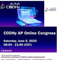En este momento estás viendo The first CODHy AP Online Congress June 6, 2020 from 08:00 – 21:00 (China Standard Time)