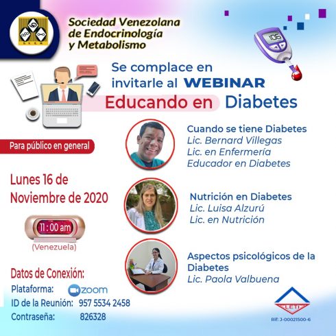 Lee más sobre el artículo Webinar Educando en Diabetes